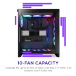 NZXT Chassis H7 Flow RGB Black Mid Tower 5