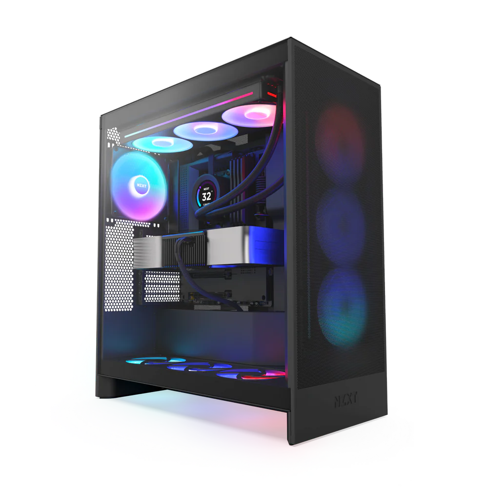 NZXT Chassis H7 Flow RGB Black Mid Tower NZXT Chassis H7 Flow RGB Black Mid Tower