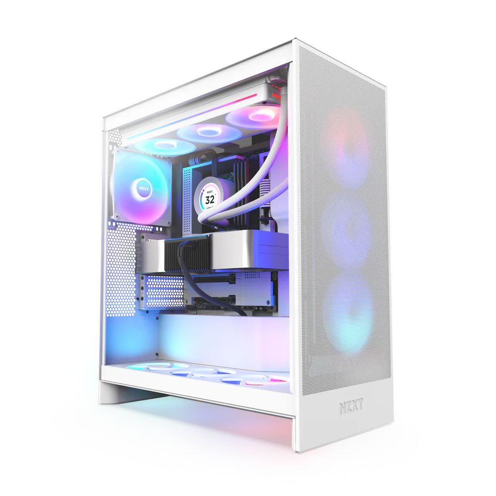 NZXT Chassis H7 Flow RGB White Mid Tower NZXT Chassis H7 Flow RGB White Mid Tower