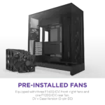 NZXT Chassis H9 Flow Black Mid Tower Case 3