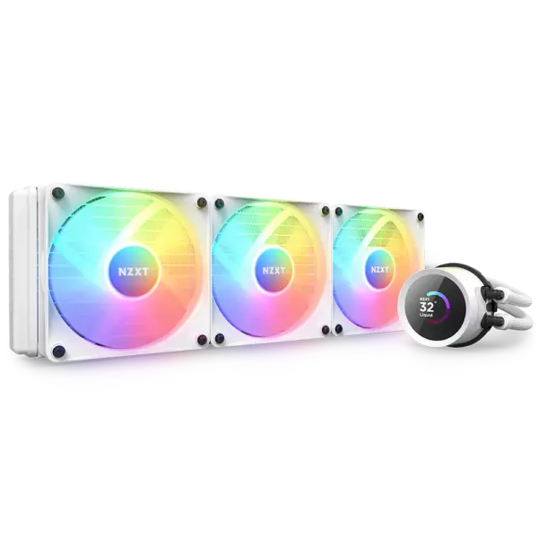 NZXT Kraken 360 White RGB AIO Cooler