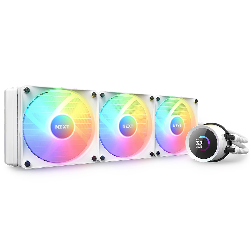 NZXT Kraken 360 White RGB AIO Cooler