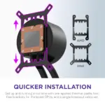 NZXT Kraken Elite 360 White RGB V2 Liquid Cooler 6