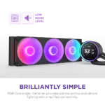 NZXT Kraken Elite 420 Black RGB V2 Liquid Cooler 5