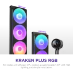 NZXT Kraken Plus 360 Black RGB V2 liquid cooler 8