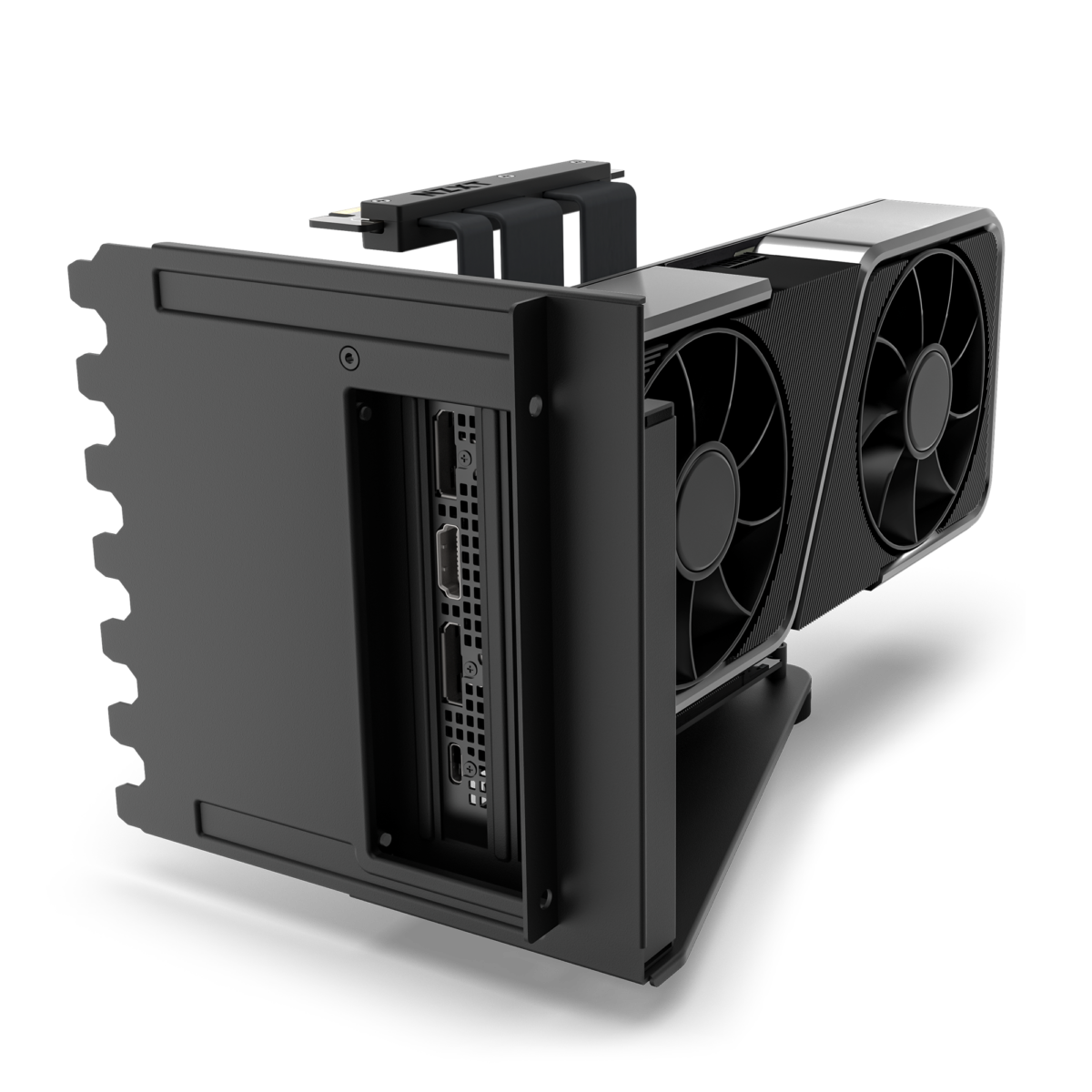 NZXT Vertical GPU Black Mounting Kit 4