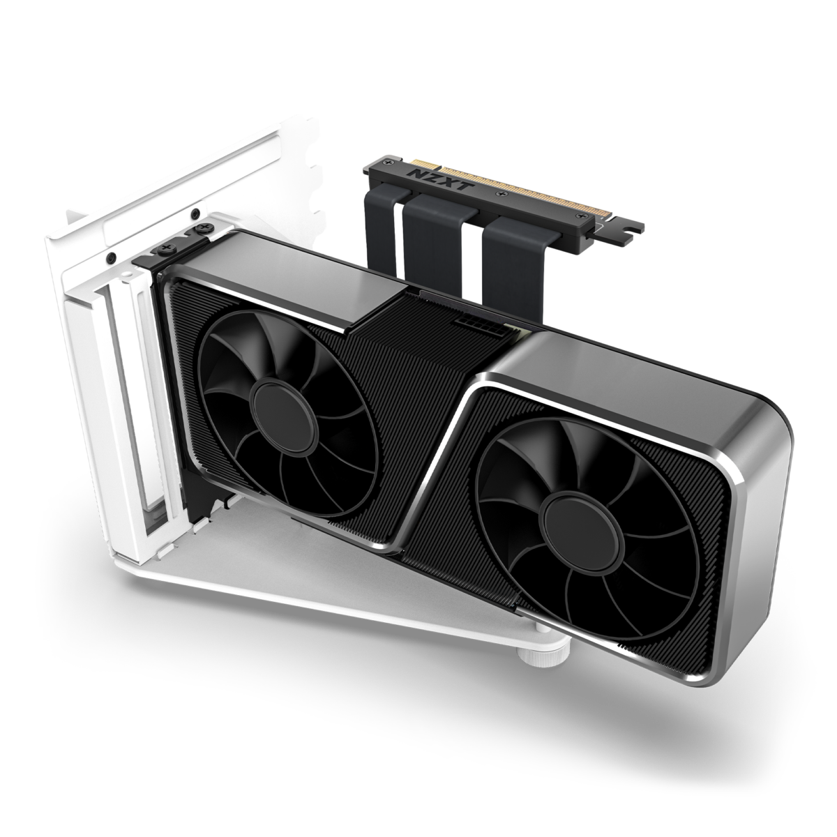 NZXT Vertical GPU White Mounting Kit 2