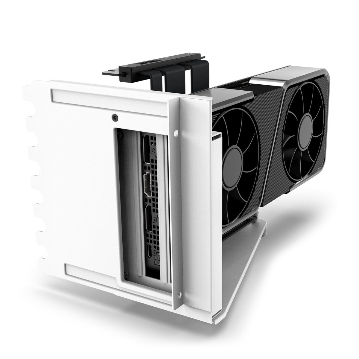 NZXT Vertical GPU White Mounting Kit 4