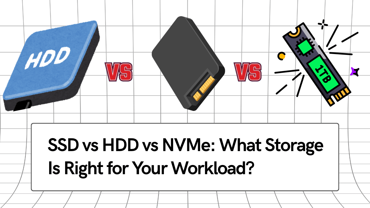 SSD vs HDD vs NVMe