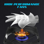 Ant Esports ICE-C621 Dual Tower CPU Air Cooler ARGB Black - Image 3