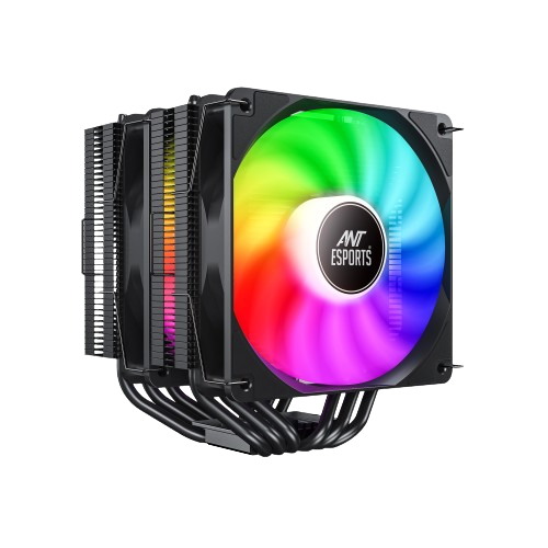 Ant Esports ICE-C621 Dual Tower CPU Air Cooler Black