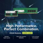 Transcend 4GB DDR4 3200 MHz Laptop Memory, up to 25.6GB/s. - 260 pin, 1.2V, 1Rx8, CL22 DIMM Type - Unbuffered SO-DIMM Memory - JM3200HSH-4G - Image 5
