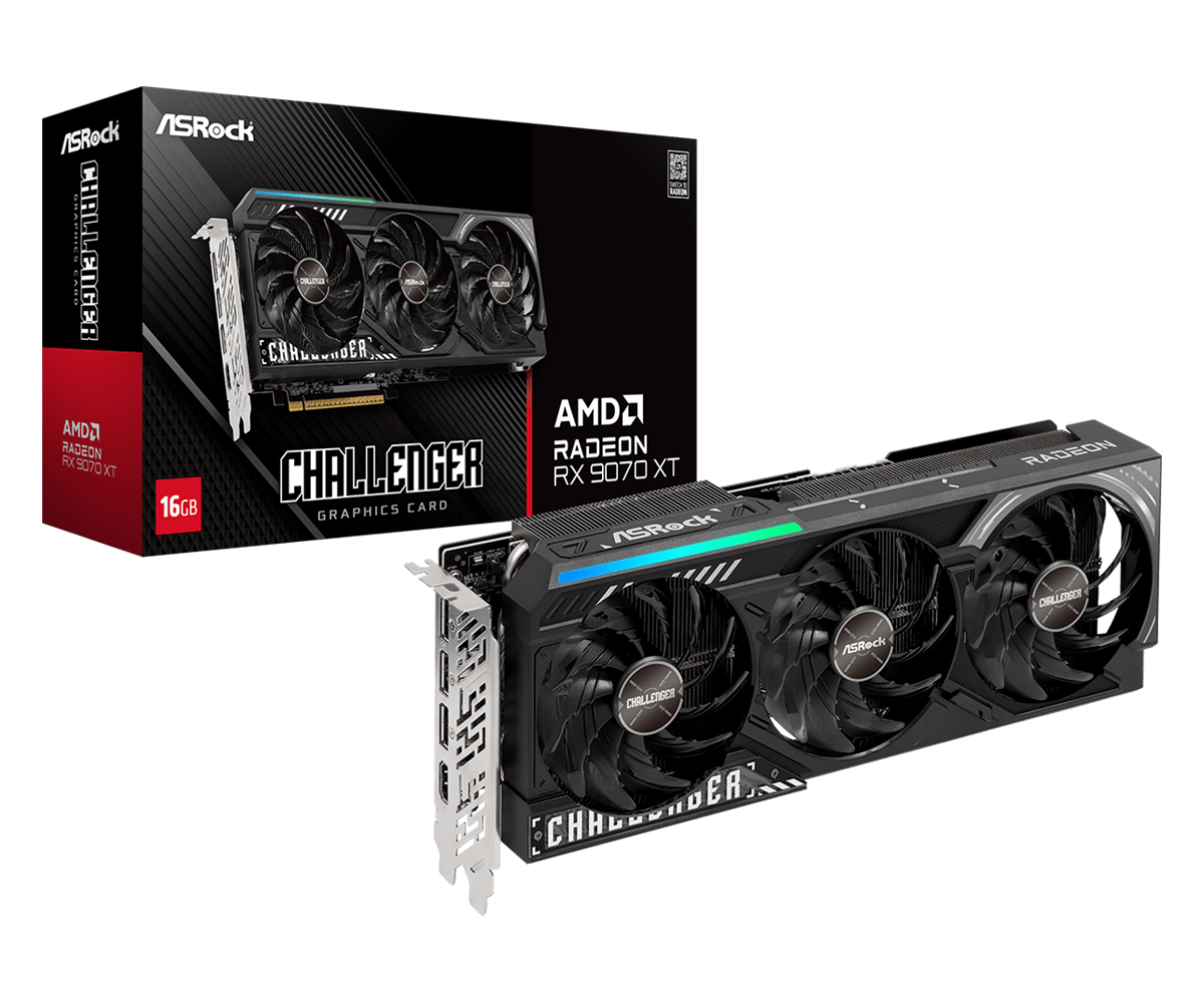 Asrock RX 9070XT Challanger 16GB Graphics Card Asrock RX 9070XT Challanger 16GB Graphics Card