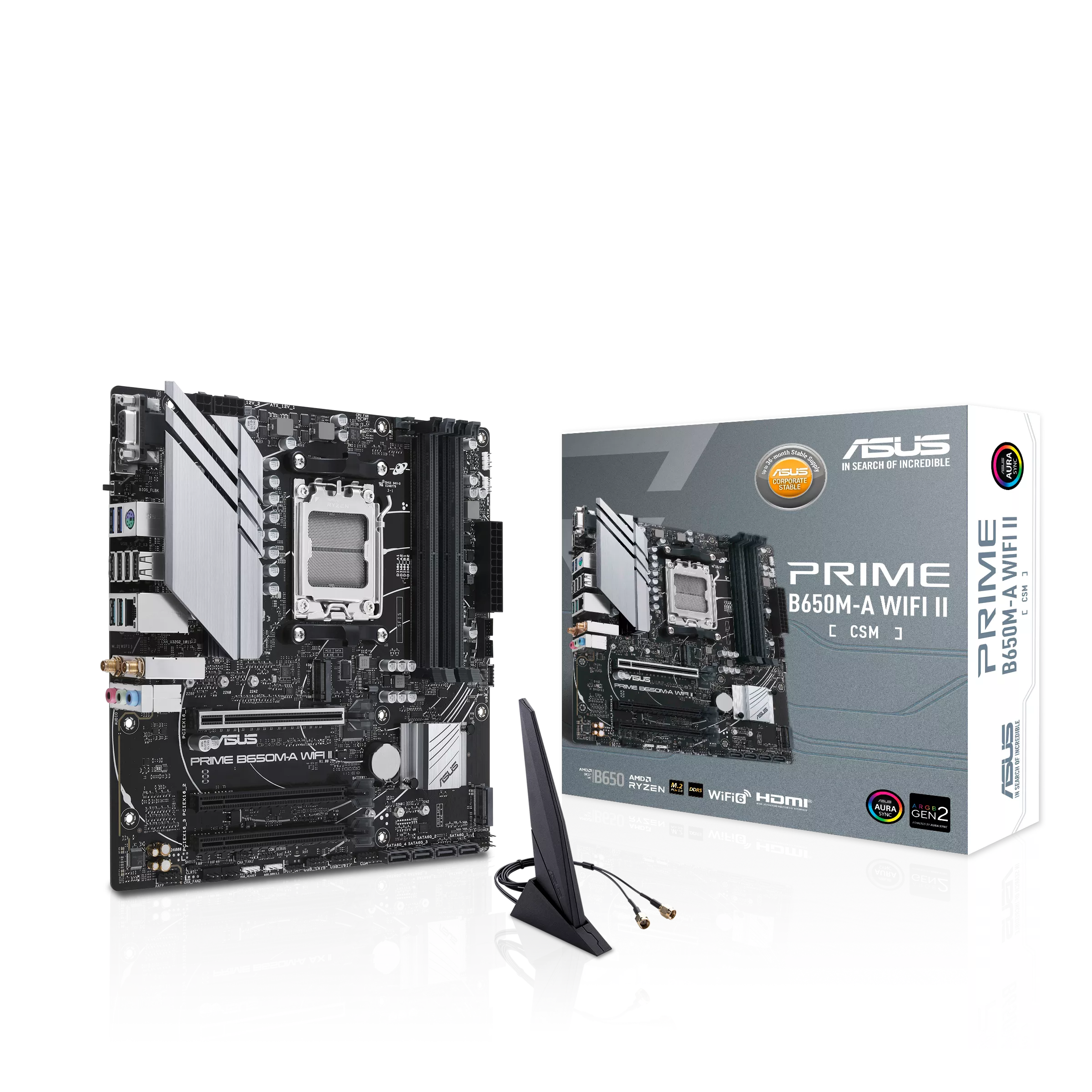 Asus Prime B650M-A WiFi II-CSM Motherboard Asus Prime B650M-A WiFi II-CSM Motherboard