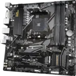 Gigabyte B550M DS3H AMD Desktop with Pure Digital VRM Solution, PCIe 4.0 x16 Slot, Dual PCIe 4.0/3.0 M.2 Connectors, Realtek GbE LAN, Smart Fan 5 with FAN STOP, RGB FUSION 2.0, Q-Flash Plus - Image 4