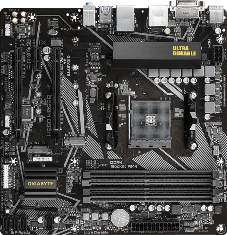 Gigabyte B550M DS3H Desktop Motherboard
