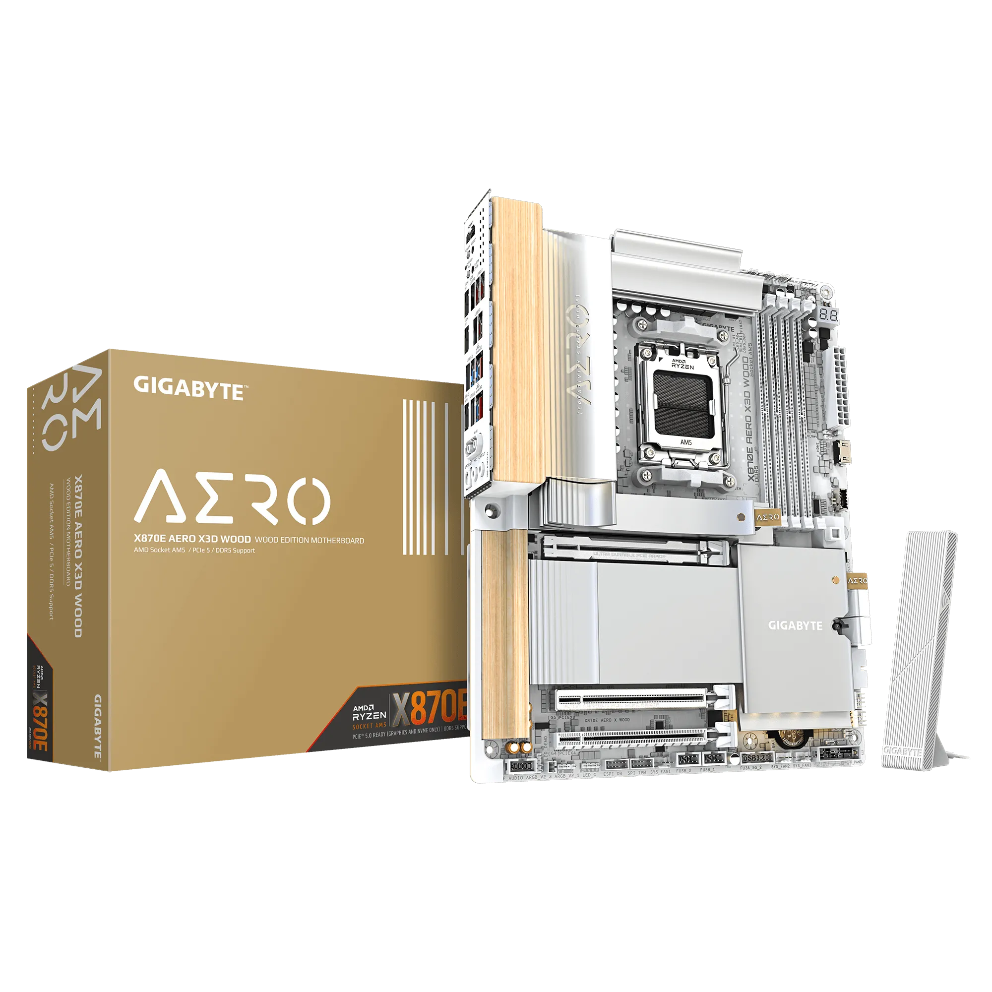 Gigabyte X870E Aero X3D Wood Gaming Gigabyte X870E Aero X3D Wood Gaming