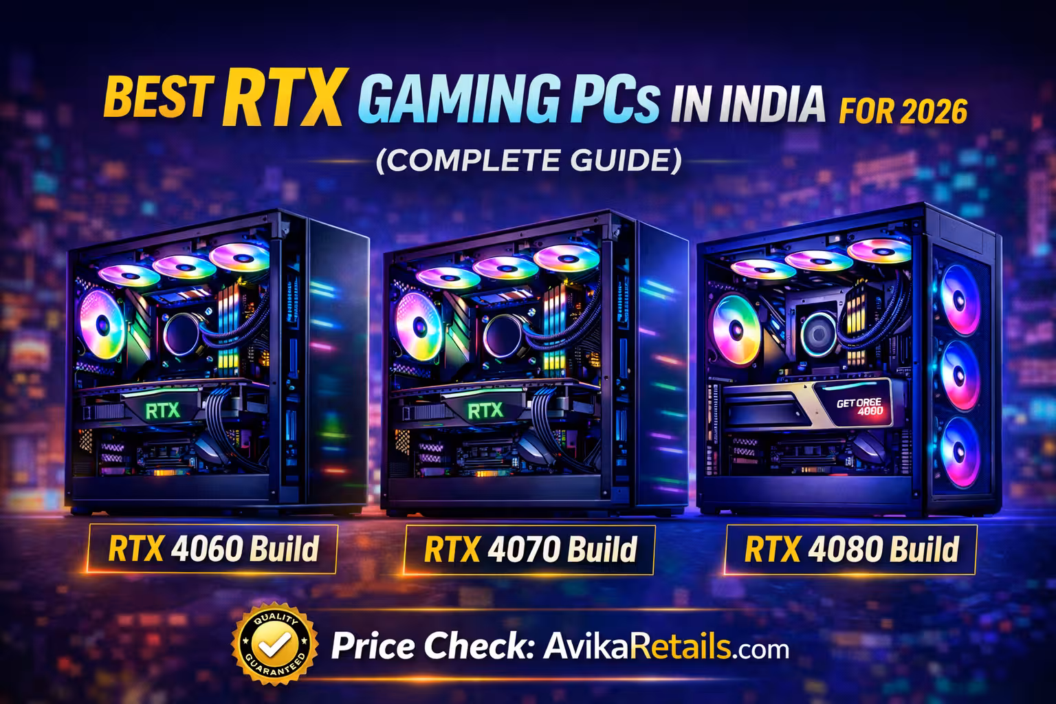 Best RTX Gaming PCs in India for 2026 (Complete Guide)