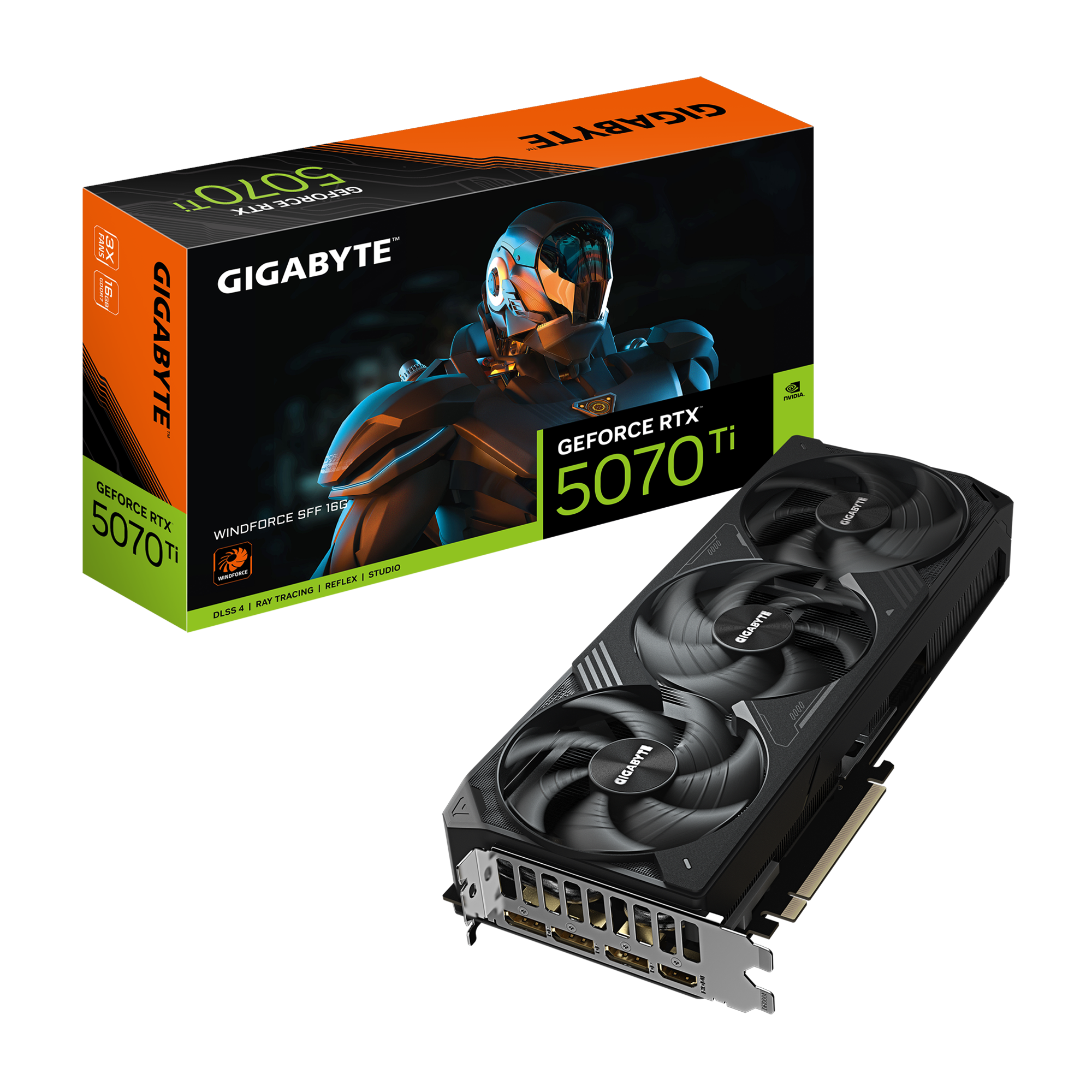 GeForce RTX 5070 Ti WindForce SFF 16G (1) GeForce RTX 5070 Ti WindForce SFF 16G