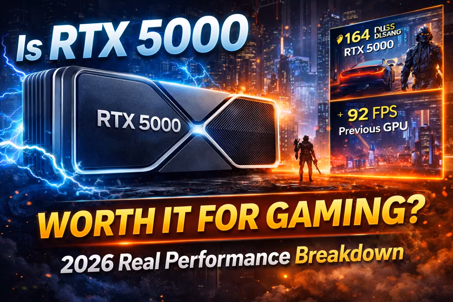 Is RTX 5000 Worth It for Gaming? (2026 Real Performance Breakdown)