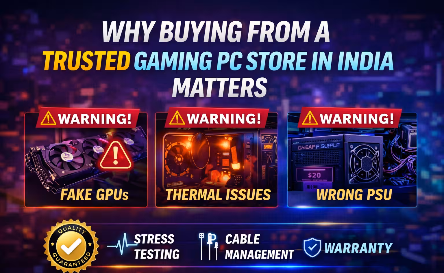 Why Buying Gaming PC from a Trusted Store Matters