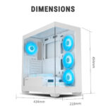 Ant Sports X7 White with 7 ARGB fans - Image 4
