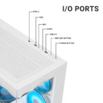 Ant Sports X7 White with 7 ARGB fans - Image 3