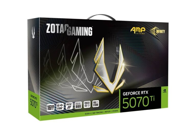 ZOTAC RTX 5070 Ti AMP Extreme Infinity