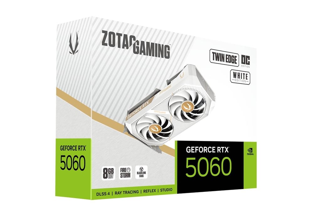 ZOTAC White RTX 5060 Twin Edge OC 8GB 6 ZOTAC White RTX 5060 Twin Edge OC 8GB