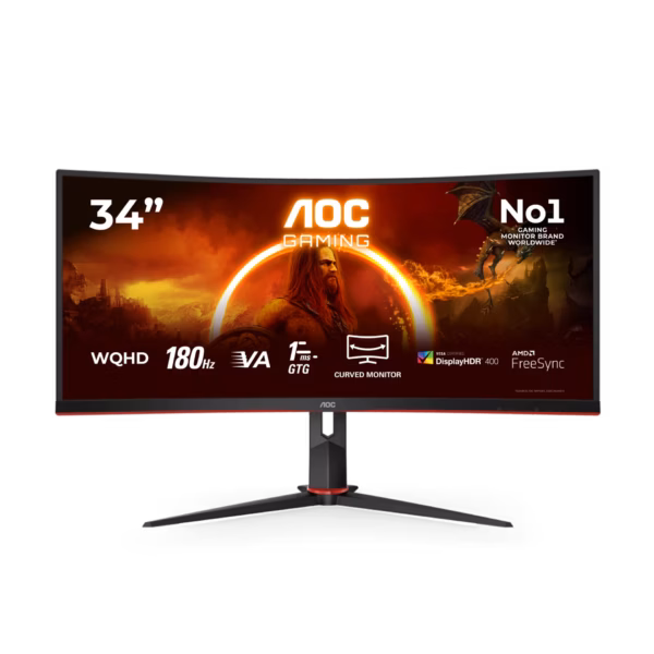 AOC CU34G2XP Curved Gaming Monitor