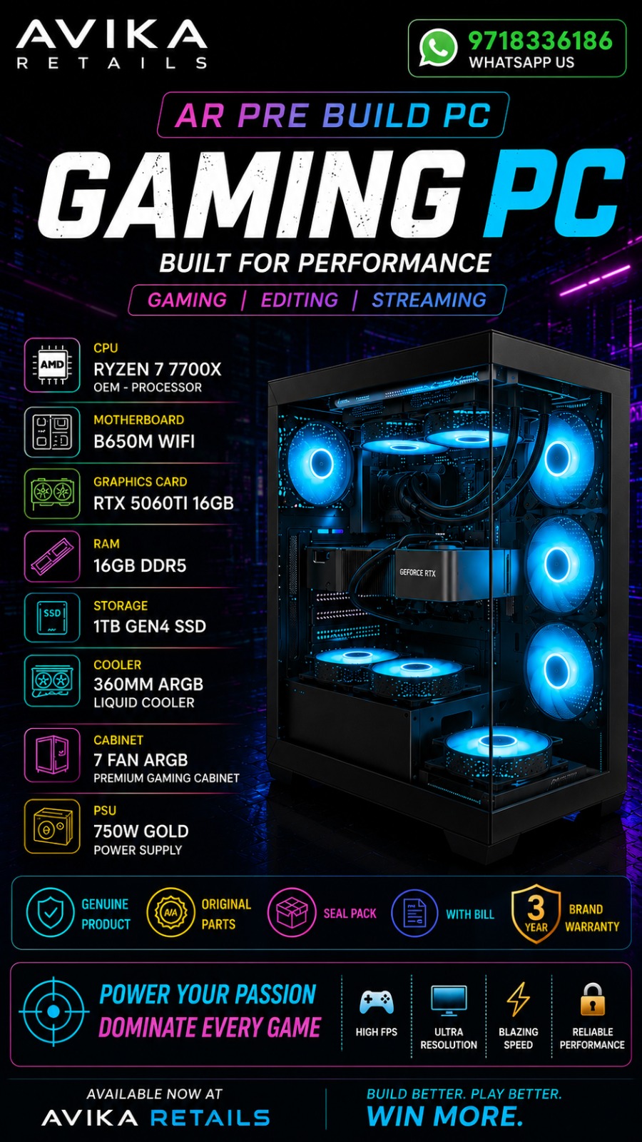 AR Omega Core Pre Build Gaming PC AR Omega Core Pre Build Gaming PC