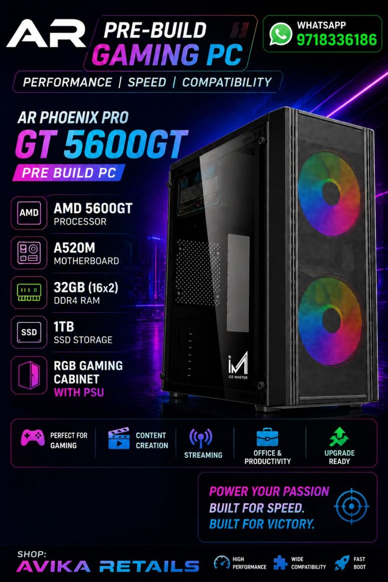 AR Phoenix Pro Pre Build Gaming PC