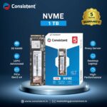 Consistent 512 GB NVMe PCIe M.2 SSD 2280, 3D NAND with SLC Cache, Up to 2200MB/s, 5 Years Warranty - Image 5