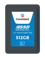 Consistent SSD 2.5 Inch 512GB SSD