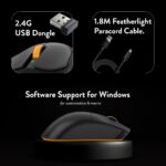Cosmic Byte Aether Tri Mode Black Gaming Mouse, PixArt 3311 Sensor, Optical Switches, Replaceable Battery - Image 2