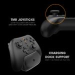 Cosmic Byte Blitz Tri Mode Controller for PC, Hall Effect Triggers, 1000Hz Polling Rate, Adjustable Vibration, Turbo & Auto Turbo, Upgraded with Gyro, TMR Joystick, Software and Charging Dock Support (Black) - Image 8