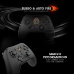 Cosmic Byte Blitz Tri Mode Controller for PC, Hall Effect Triggers, 1000Hz Polling Rate, Adjustable Vibration, Turbo & Auto Turbo, Upgraded with Gyro, TMR Joystick, Software and Charging Dock Support (Black) - Image 6