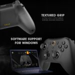 Cosmic Byte Blitz Tri Mode Controller for PC, Hall Effect Triggers, 1000Hz Polling Rate, Adjustable Vibration, Turbo & Auto Turbo, Upgraded with Gyro, TMR Joystick, Software and Charging Dock Support (Black) - Image 3