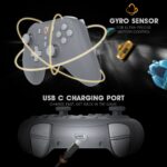 Cosmic Byte Blitz Tri-Mode Grey Controller for PC, TMR Joystick, HE Triggers, 1000Hz Polling, Software & Charging Dock Support, Upgraded Model - Image 6