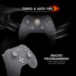 Cosmic Byte Blitz Tri-Mode Grey Controller for PC, TMR Joystick, HE Triggers, 1000Hz Polling, Software & Charging Dock Support, Upgraded Model - Image 5