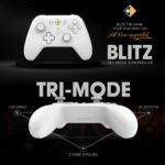 Cosmic Byte Blitz Tri-Mode White Controller for PC, TMR Joystick, HE Triggers, 1000Hz Polling, Software & Charging Dock Support, Upgraded Model - Image 8