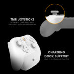 Cosmic Byte Blitz Tri-Mode White Controller for PC, TMR Joystick, HE Triggers, 1000Hz Polling, Software & Charging Dock Support, Upgraded Model - Image 7