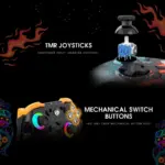 Cosmic Byte Drakon Tri Mode Controller with Charging Dock Case, TMR Joysticks, Mechanical Buttons, Gyro, RGB for PC, iOS & Android - Image 8