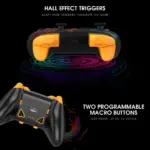 Cosmic Byte Drakon Tri Mode Controller with Charging Dock Case, TMR Joysticks, Mechanical Buttons, Gyro, RGB for PC, iOS & Android - Image 7