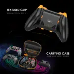 Cosmic Byte Drakon Tri Mode Controller with Charging Dock Case, TMR Joysticks, Mechanical Buttons, Gyro, RGB for PC, iOS & Android - Image 4