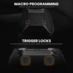 Cosmic Byte Eclipse Tri-Mode Controller | Hall Effect Triggers with Trigger Locks | Adjustable Force TMR Joysticks | 6-Axis Gyro | HD Voice Coil Vibration | Macro Back Buttons | PC/Android/iOS - Image 7