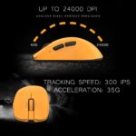 Cosmic Byte Ignis Tri Mode CB Amber Gaming Mouse, Pixart 3311 Sensor, 1000Hz Polling, Software Support - Image 2