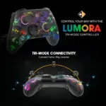 Cosmic Byte Lumora Tri Mode Controller for PC, Dedicated Software Support, Cloak RGB, Mechanical Switches - Image 2