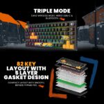 Cosmic Byte Phantom GK-44 TKL Tri-Mode Gasket Hot Swappable Mechanical Switch Keyboard - Image 7