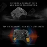 Cosmic Byte Starforge Tri-Mode Controller | Optical Triggers with Trigger Locks | TMR Replaceable Joysticks | Impulse Trigger Feedback | HD Voice Coil Vibration | Macro Back Buttons | RGB & Tri-Mode Connectivity - Image 7